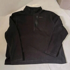 Eddie Bauer black fleece quarter zip size XXL